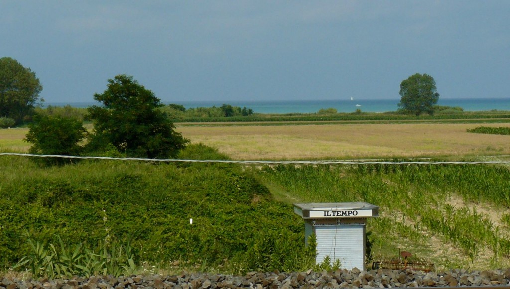 Zeitungskiosk im Acker